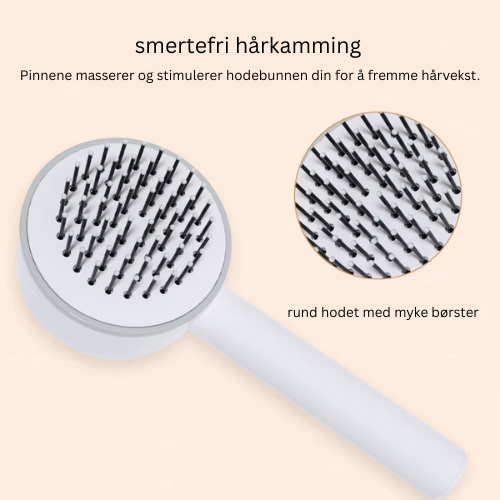 Selvrensende hårbørste