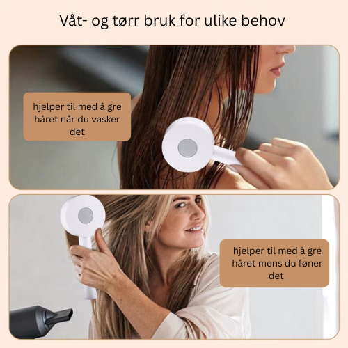 Selvrensende hårbørste